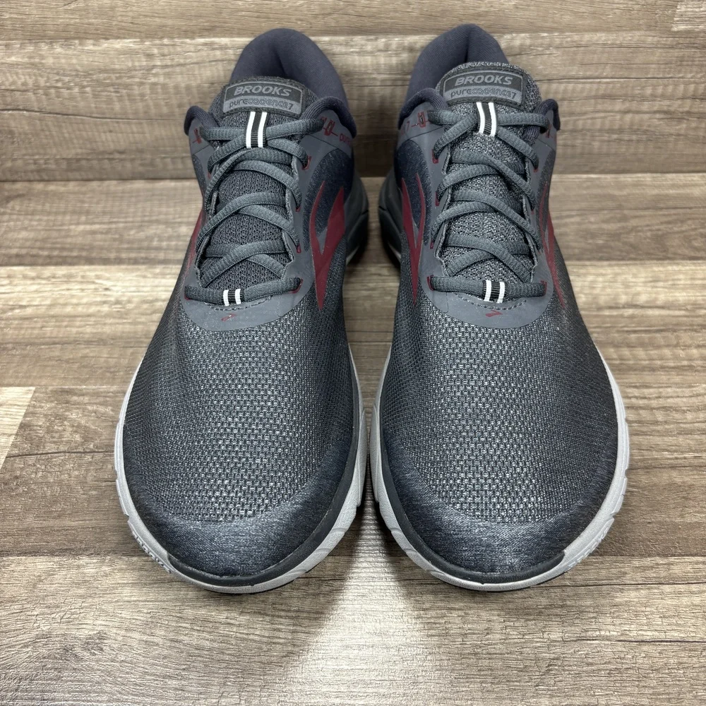 Brooks Pure Cadence 7 Gray Mens US Size 14 EUR 48.5 1102741D012 Running Shoes_2